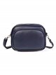 Crossbody bag with zip blue