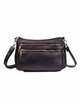 Crossbody bag with zip black