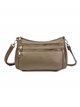 Crossbody bag with zip green