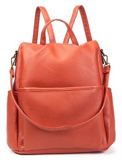 Minimal backpack orange