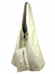 2 pieces Leather Shopper + Purse beige