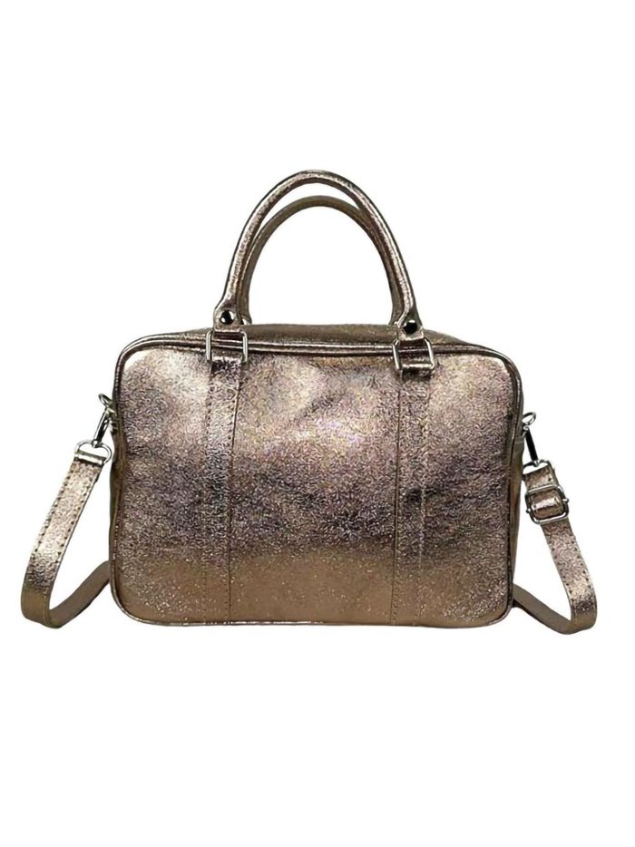 Citybag minimal piel bronce