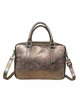 Minimal leather citybag bronce