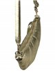 Half moon leather crossbody bag oro