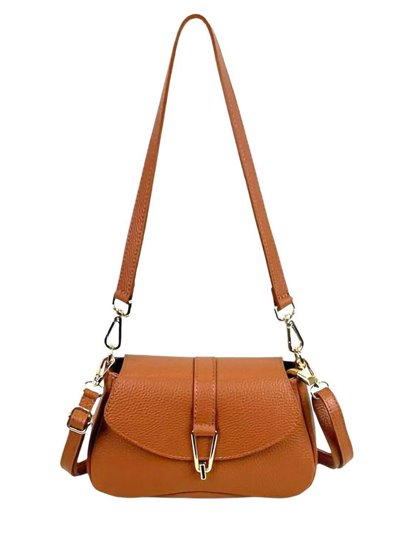 Mini citybag piel solapa marron