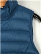 Quilted waistcoat with hood blue (S-XL)