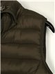 Quilted waistcoat with hood dark-green (S-XL)