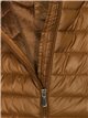 Quilted waistcoat with hood tan (42-50)