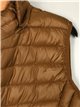 Quilted waistcoat with hood tan (42-50)