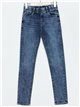 Elastic waist basic jeans azul (S-XXL)