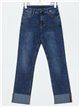 Frayed edge jeans azul (S-XXL)