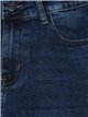 Frayed edge jeans azul (S-XXL)