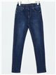 Elastic waist basic jeans azul (36-46)