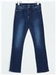 Plus size basic jeans azul (40-52)