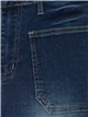 Jeans flare tiro alto azul (S-XXL)