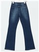 Jeans flare tiro alto azul (S-XXL)