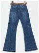 Jeans flare cinturón azul (S-XXL)