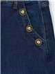 Straight jeans with buttons azul (S-XXL)