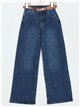 Belted straight jeans azul (S-XXL)