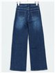 Straight jeans with buttons azul (S-XXL)