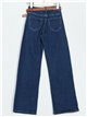 Belted straight jeans azul (38-50)