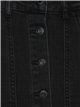 Denim skirt with buttons negro (S-XXL)