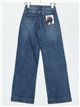 Embroidered straight jeans azul (S-XXL)