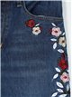 Embroidered flare jeans azul (S-XXL)