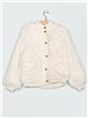 Knitted cardigan with faux fur (S/M-L/XL)