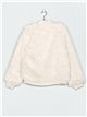 Knitted cardigan with faux fur (S/M-L/XL)