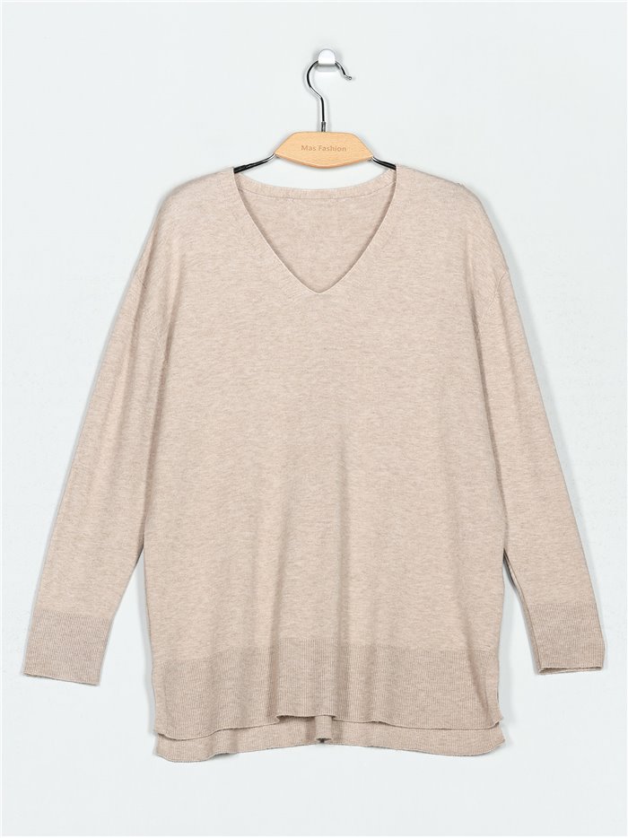 Oversized V-neck sweater (M/L-L/XL)