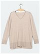 Oversized V-neck sweater (M/L-L/XL)