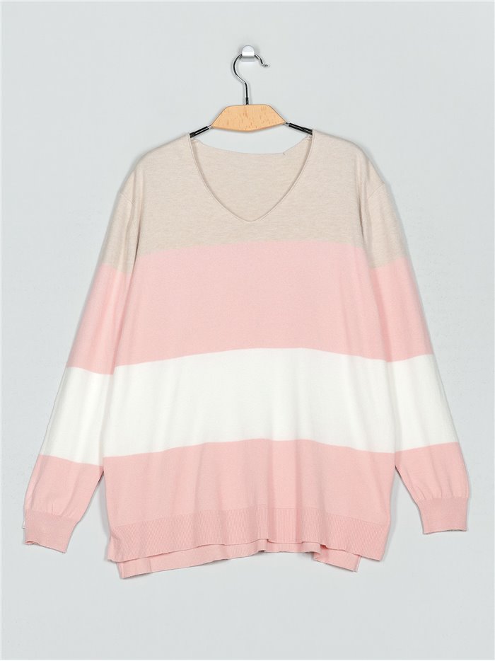 Oversized striped sweater (M/L-XL/XXL)