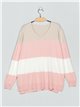 Oversized striped sweater (M/L-XL/XXL)