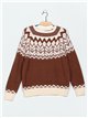 Contrast sweater (S/M-L/XL)