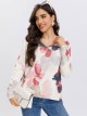 Oversized floral sweater (S/M-L/XL)