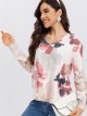 Oversized floral sweater (S/M-L/XL)