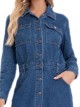 Vestido camisero denim azul (S-XXL)