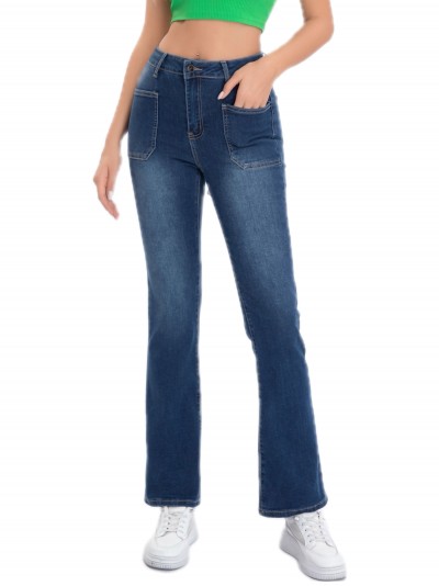 High waist flare jeans azul (S-XXL)