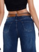 Belted straight jeans azul (S-XXL)