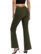 Belted flare jeans verde (S-XXL)