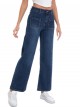 Straight jeans with pockets azul (S-XXL)