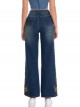 Embroidered straight jeans azul (S-XXL)