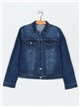 Basic denim jacket azul (40-52)