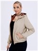 Reversible ultra light down puffer jacket beige (M-L-XL-XXL)