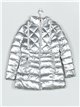 Anorak acharolada water repellent silvery (S-M-L-XL)