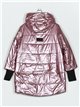 Metallic thread oversized anorak purple (S-M-L-XL)