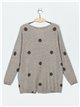 Oversized polka dot sweater (M/L-L/XL)