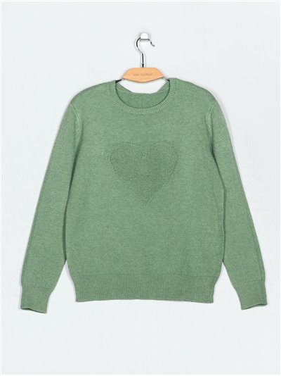 Heart sweater (M/L-XL/XXL)