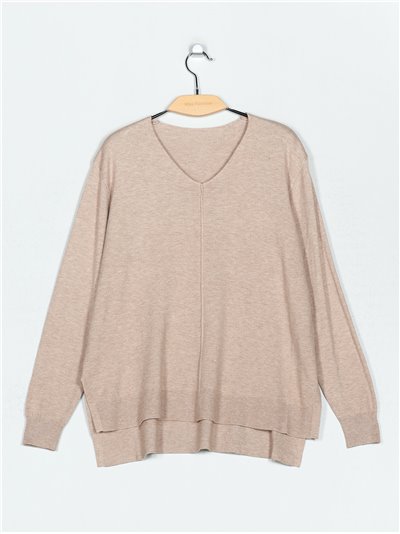 Oversize V-neck sweater (M/L-XL/XXL)